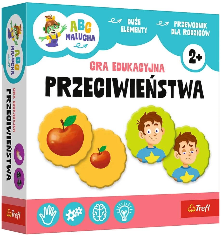 Vaikų žaidimas ABC Mažylių priešingybės Trefl 02908