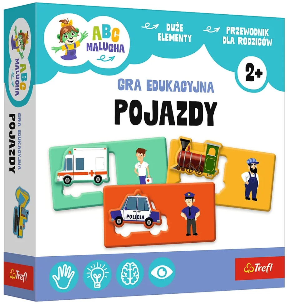 Dėlionė Žaidimas Transporto priemonės - Mažylių ABC - Trefl 02907
