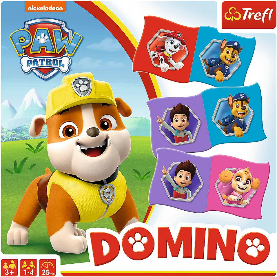 Trefl Domino žaidimas "Šuniukas-patrulis“