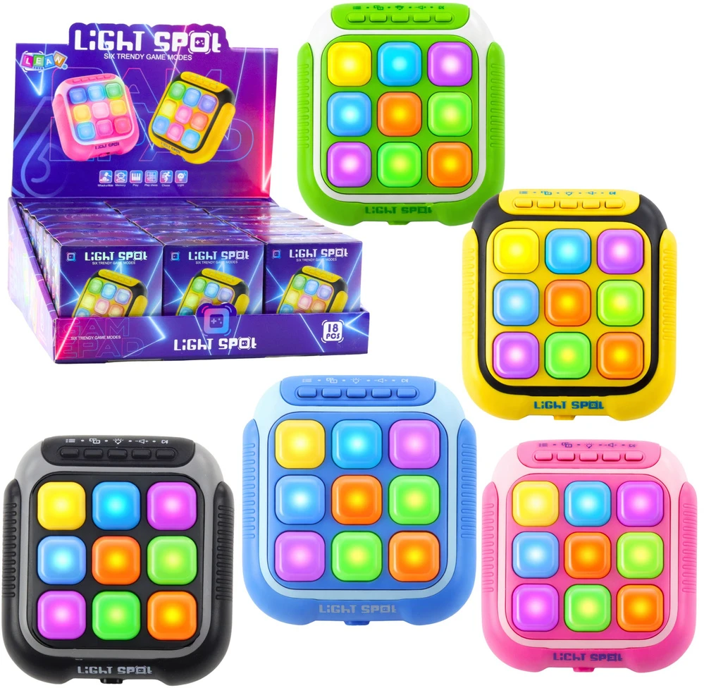 Lean Toys Elektroninis žaidimų aparatas 9 × 8 cm