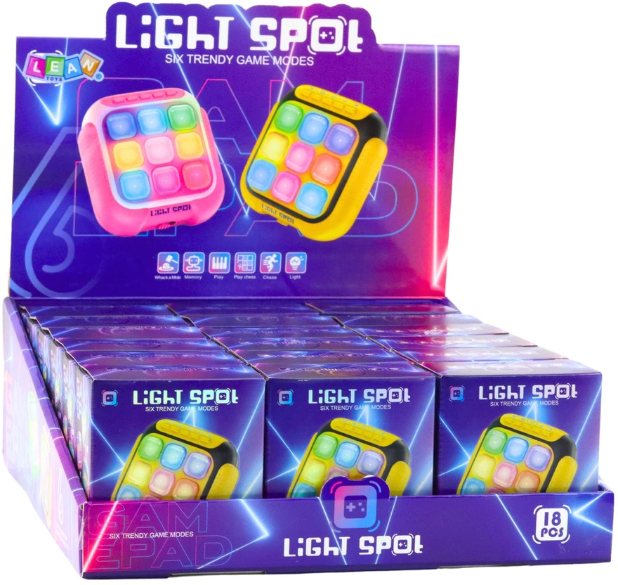 Lean Toys Elektroninis žaidimų aparatas 9 × 8 cm