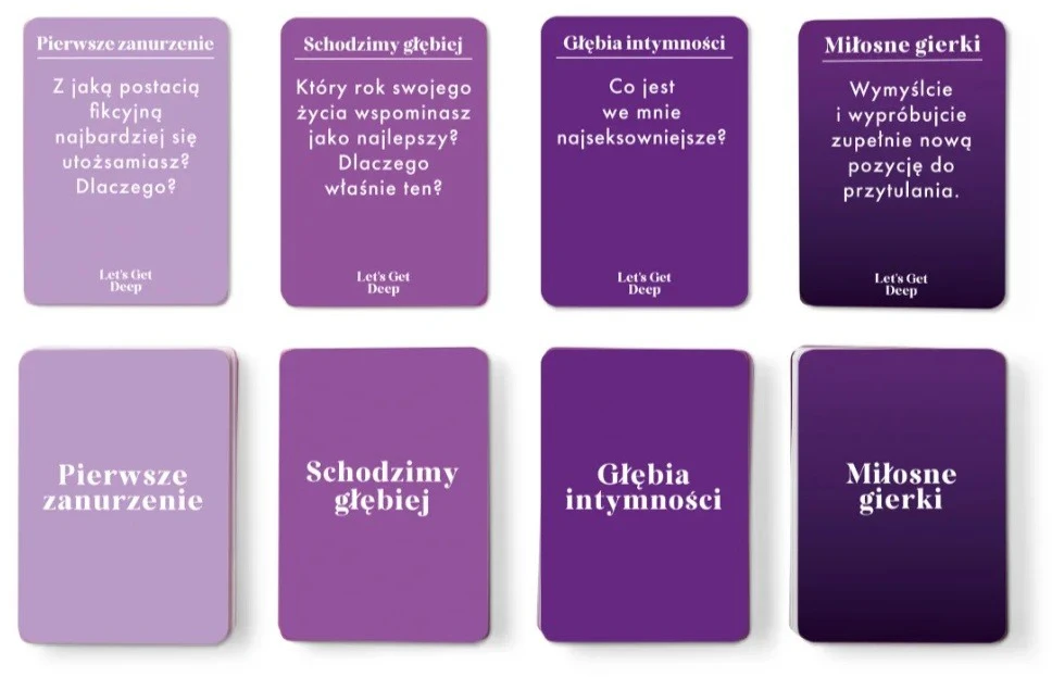 Gra Žaiskime giliau, žaidimą poroms