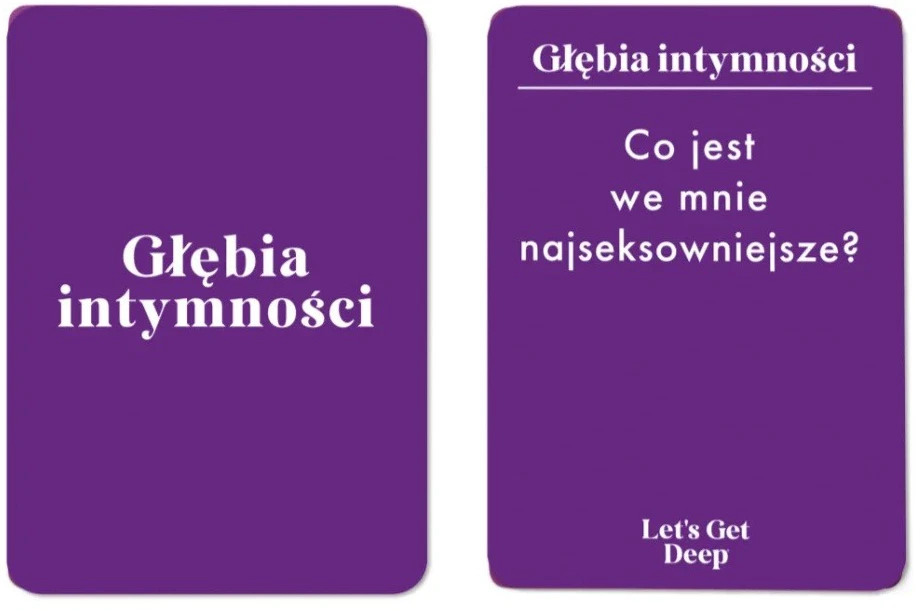 Gra Žaiskime giliau, žaidimą poroms