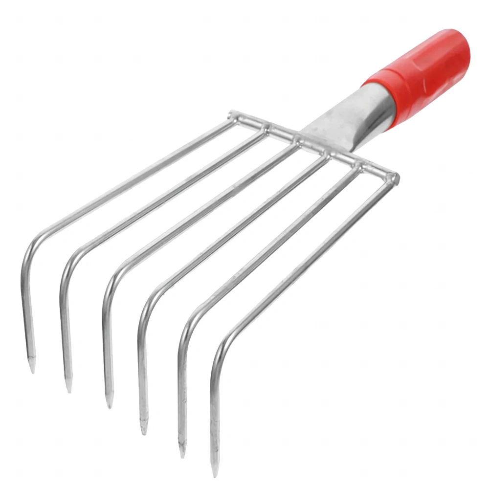 Grabki Sodo grėblys su metaliniais nagais grėbimui ir atlaisvinimui, 6 dantukai, 32 cm