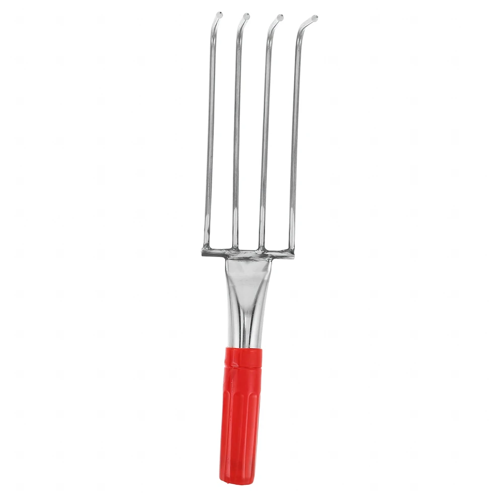 Grabki Sodo grėblys su metaliniais nagais grėbimui ir atlaisvinimui, 4 dantukai, 32 cm