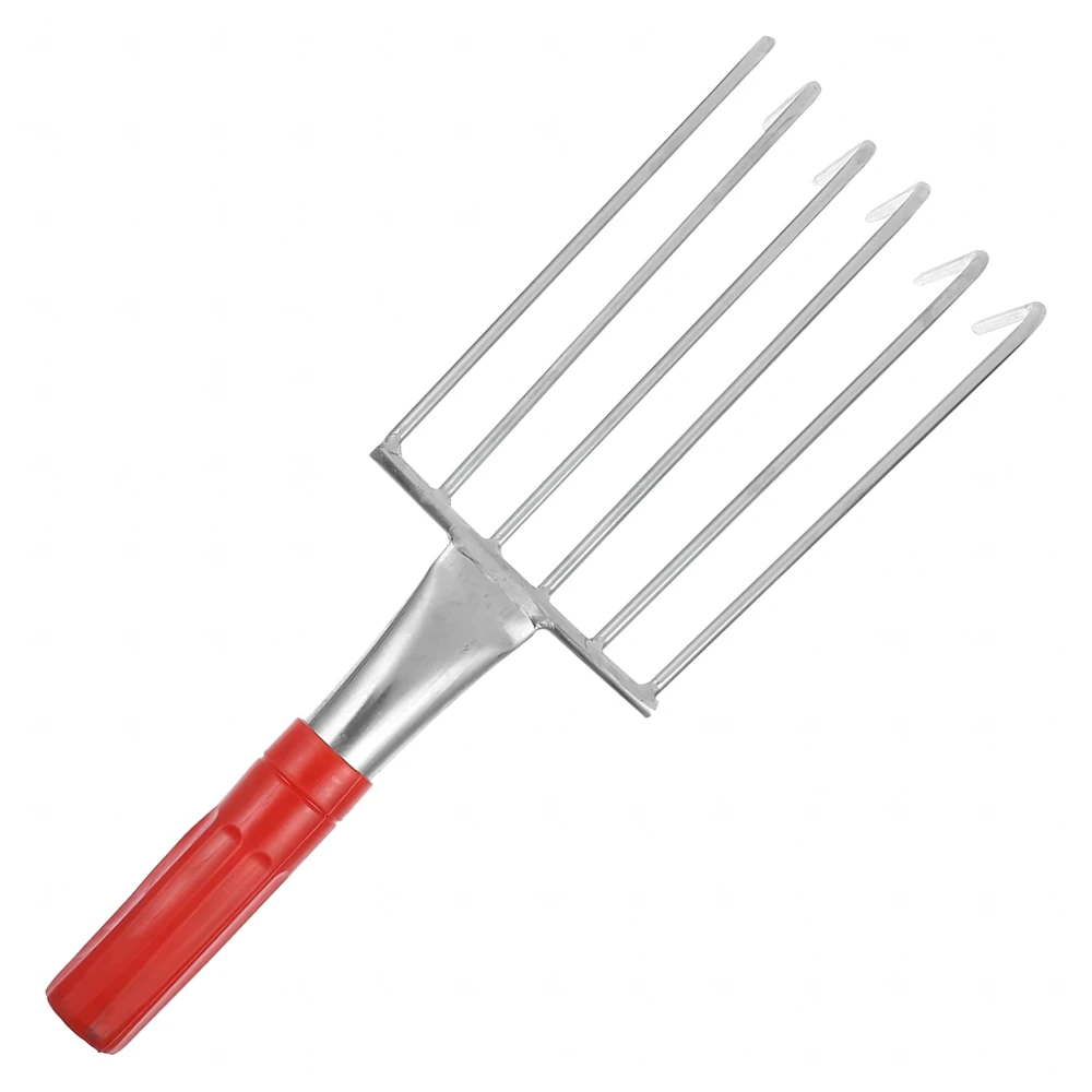 Grabki Sodo grėblys su metaliniais nagais grėbimui ir atlaisvinimui, 6 dantukai, 32 cm