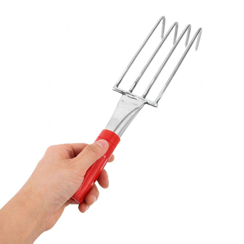 Grabki Sodo grėblys su metaliniais nagais grėbimui ir atlaisvinimui, 4 dantukai, 32 cm