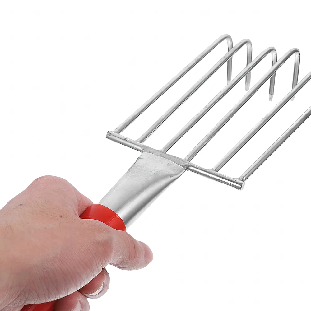 Grabki Sodo grėblys su metaliniais nagais grėbimui ir atlaisvinimui, 6 dantukai, 32 cm