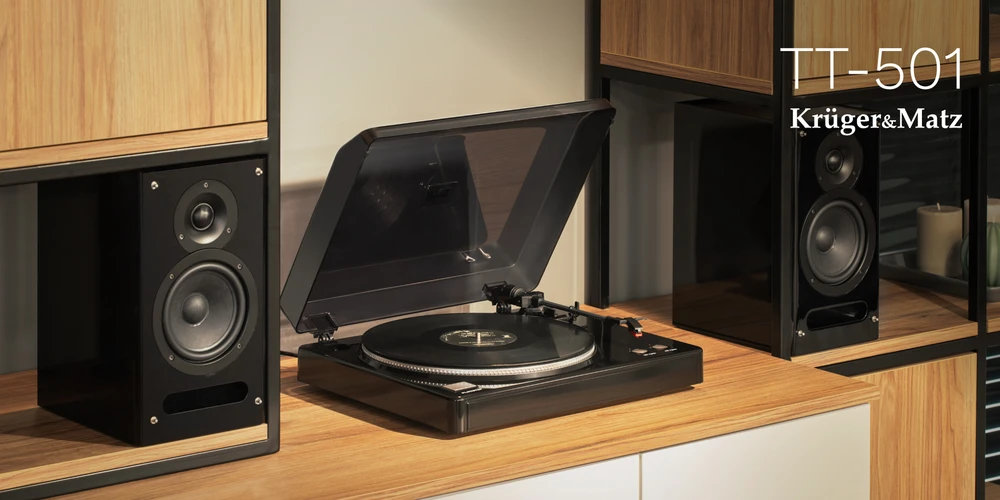 Gramofonas Kruger & Matz modelis TT-501