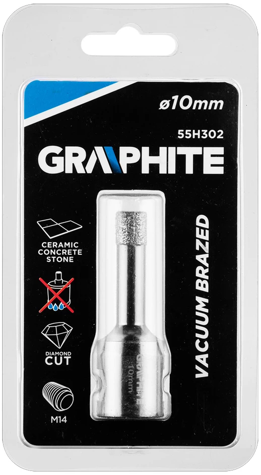 Grąžtas Otwornica Deimantinis skylių pjūklas 10 mm x M14