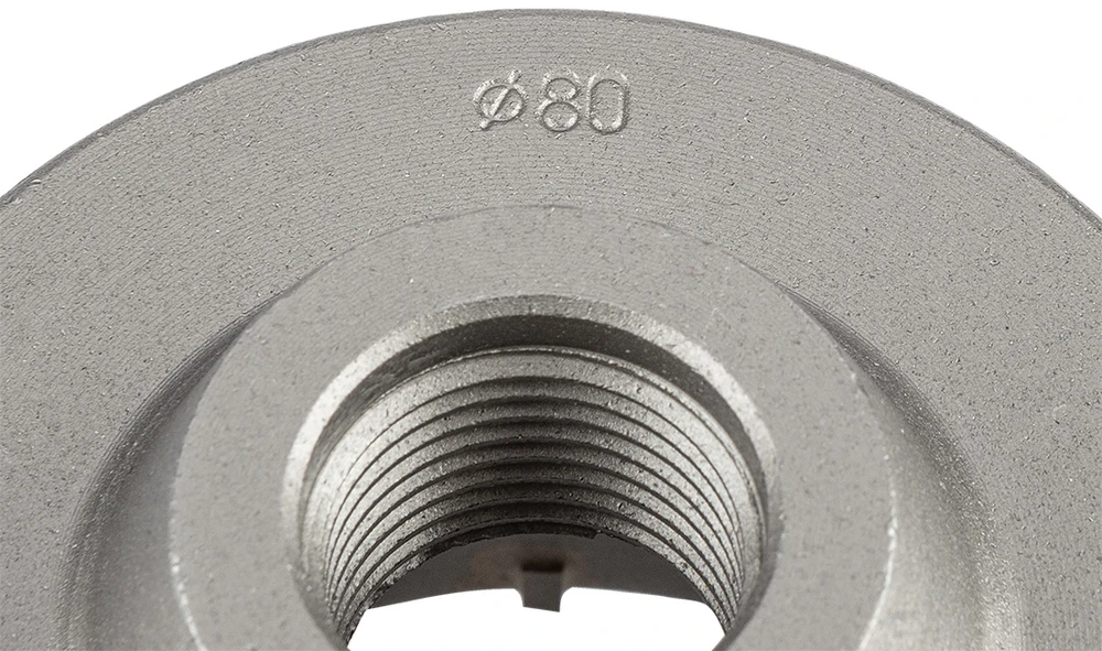 Otwornica 80 mm karbido skylių pjūklas su šešiakampiu adapteriu ir centravimo grąžtu