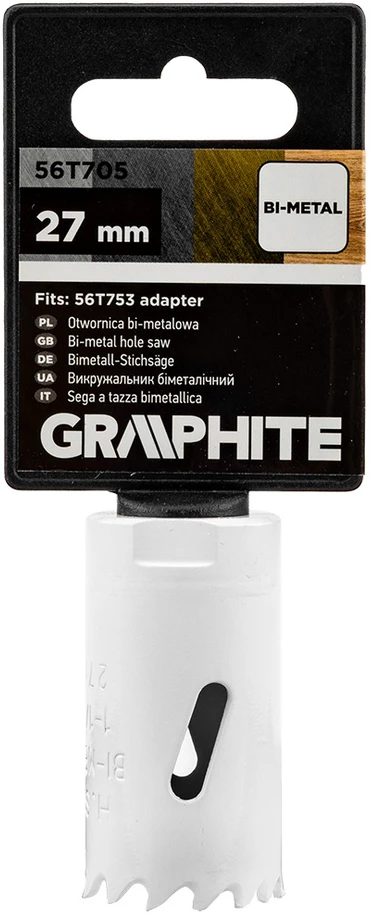 Otwornica Bimetalinis skylių pjūklas 27 mm
