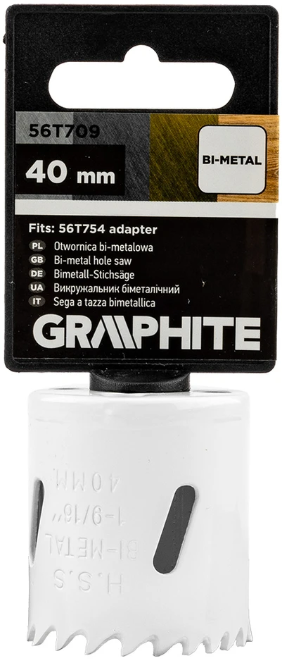 Otwornica Bimetalinis skylių pjūklas 40 mm