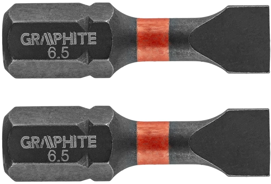 Bity Smūginiai antgaliai SL6,5 x 25 mm, 2 vnt.