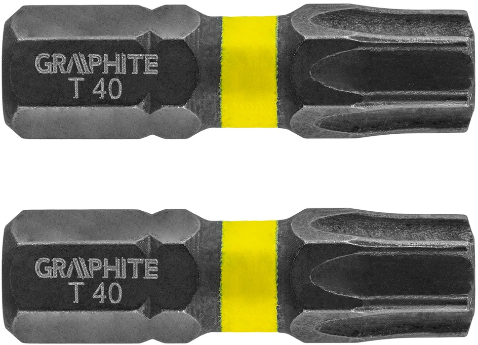 Graphite Bity udarowe TX40 x 25 mm, 2 vnt.