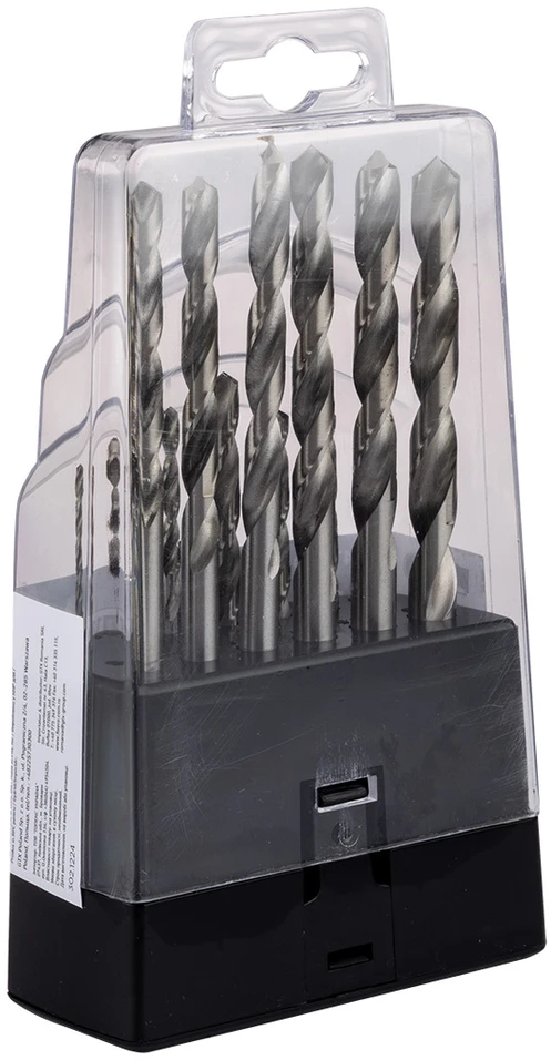 Wiertła HSS-G metalo grąžtai, 2–8 mm, 13 vnt. rinkinys