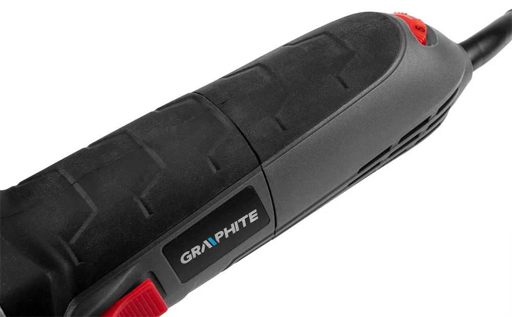 Graphite Kampinis šlifuoklis 900W, diskas 125 x 22,2 mm, greitis 3000-12000 min ??