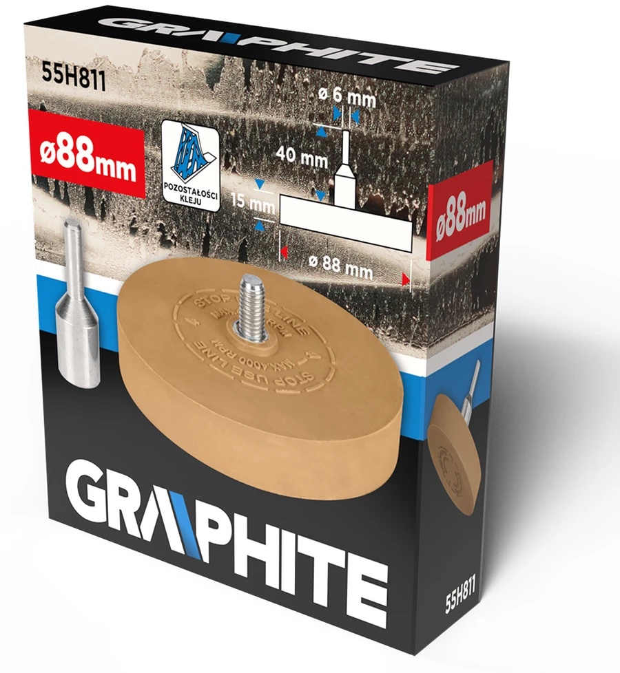 Graphite Klijų pašalinimo diskas 88mm