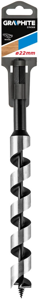 Wiertło Spiralinis grąžtas medienai Graphite 57H368, 22x250 mm