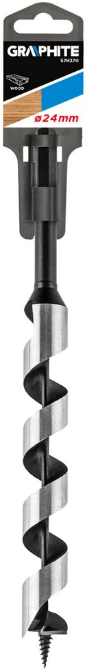 Wiertło Spiralinis grąžtas medienai Graphite 57H370, 24x250 mm
