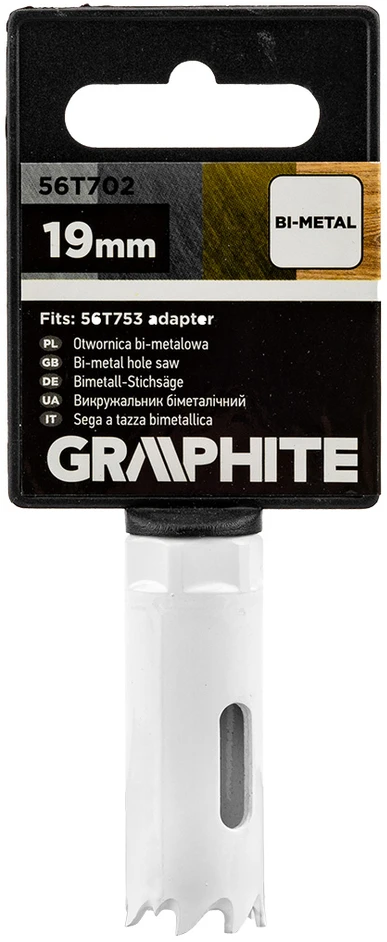 Otwornica Bimetalinis skylių pjūklas 19 mm