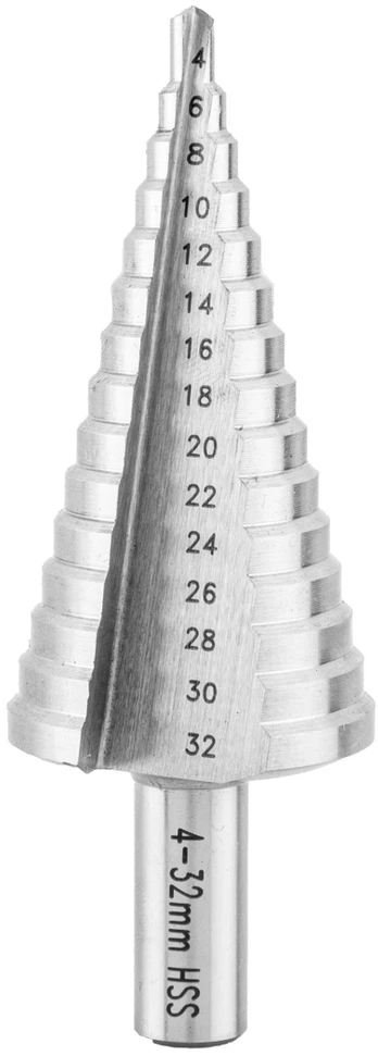 Graphite Grąžtas 4-32mm pakopinis