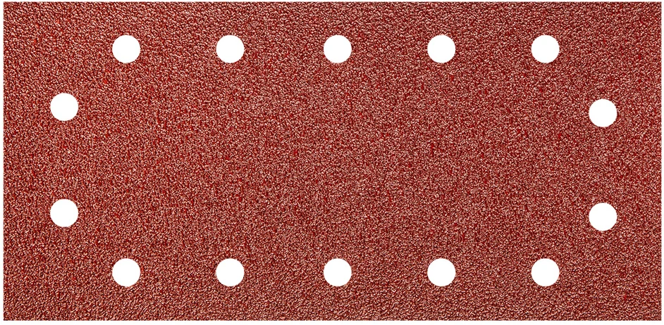 Papier Švitrinis popierius su lipnia juosta 115 x 230 mm, K40, 5 vnt., su skylutėmis