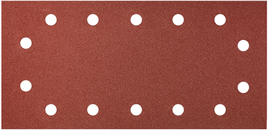 Papier Švitrinis popierius su lipnia juosta 115 x 230 mm, K180, 5 vnt., su skylutėmis