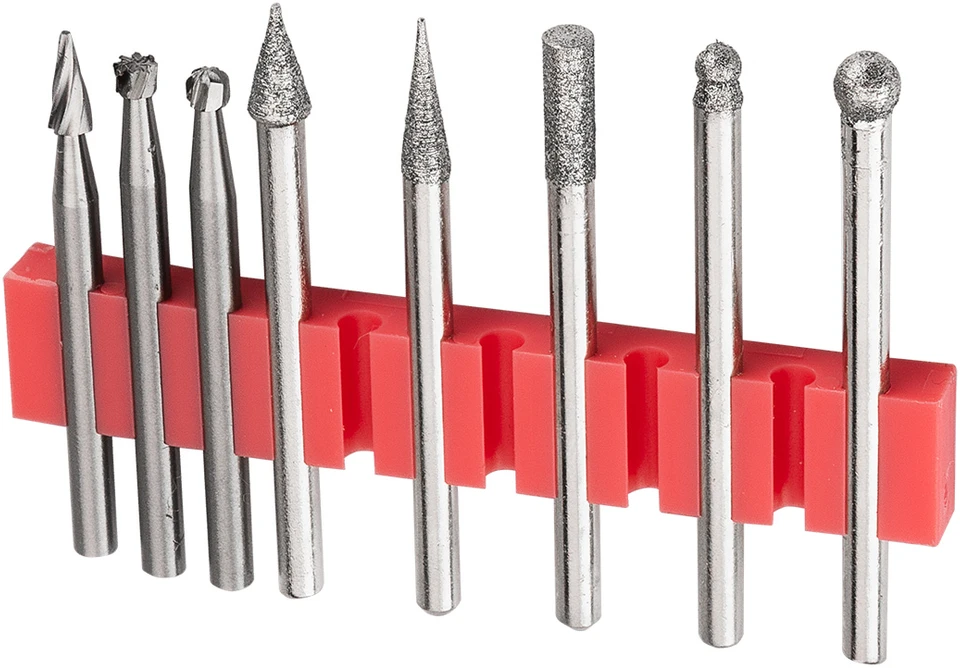 Graphite Rinkinys Deimantinių pjaustytuvų rinkinys mini šlifuokliui, 8 vnt.