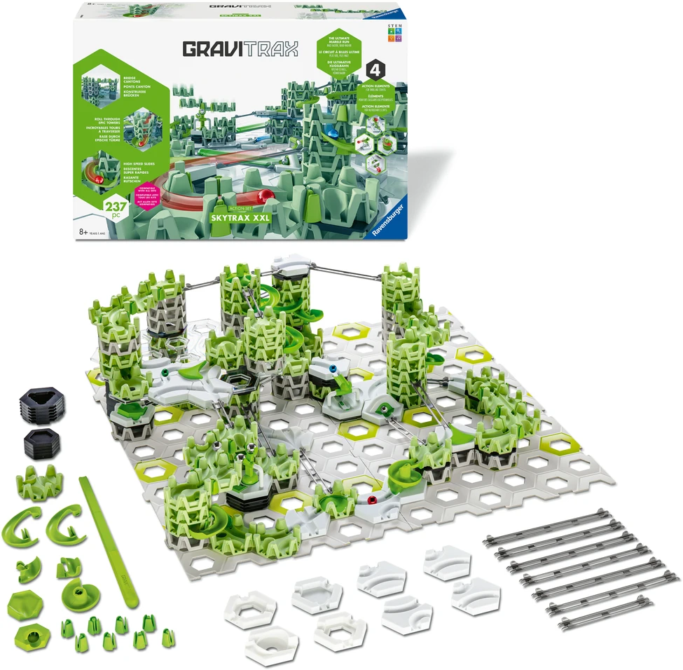 Ravensburger „Gravitrax“ – veiksmo rinkinys „Skytrax XXL“ (10925960)