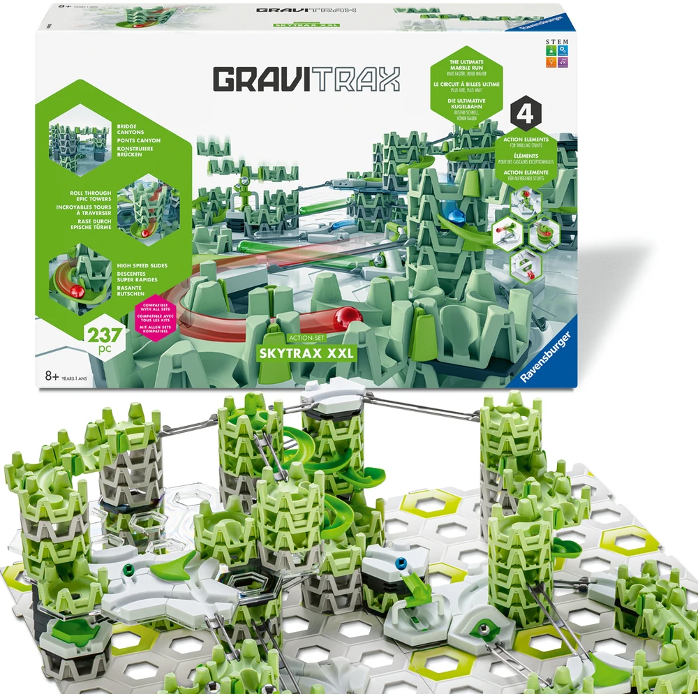 Ravensburger „Gravitrax“ – veiksmo rinkinys „Skytrax XXL“ (10925960)