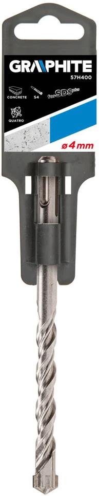 Wiertło Grąžtas betonui Graphite SDS+ 57H400, 4x110 mm