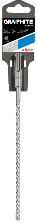 Grąžtas betonui Graphite SDS+ 57H420, 8x260 mm