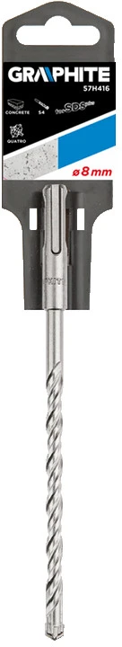Grąžtas betonui Graphite SDS+ 57H416, 8x160 mm