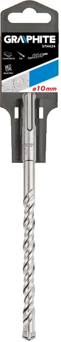 Grąžtas betonui Graphite SDS+ 57H424, 10x160 mm