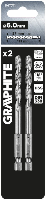Wiertło Medžio grąžtas GRAPHITE 54T511 32 x 152 mm