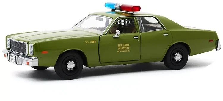 „Greenlight“ kolekcionuojami daiktai – 1/18 A komanda (1983–1987 m. TV laida) – 1977 m. „Plymouth Fury“ JAV armijos policija