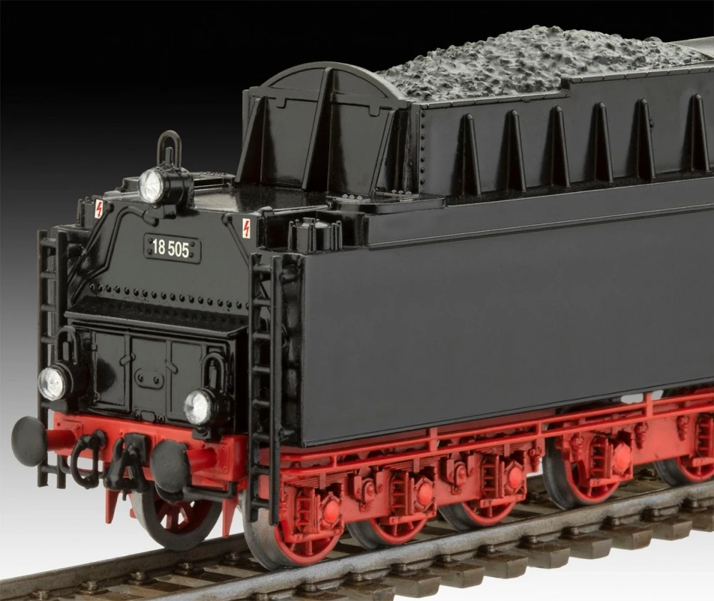Revell BR 18 505 ekspresinis garvežys su tenderiu 1/87 (H0)