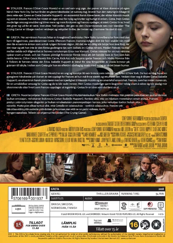 Greta DVD (dar žinoma kaip Stalker)