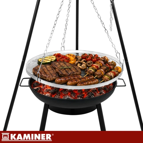 Tripod garden grill 167x58cm Kaminer