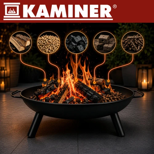 Tripod garden grill 167x58cm Kaminer