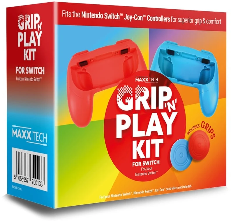 Maxx Tech „Grip ‘n’ Play“ rinkinys, skirtas „Switch“