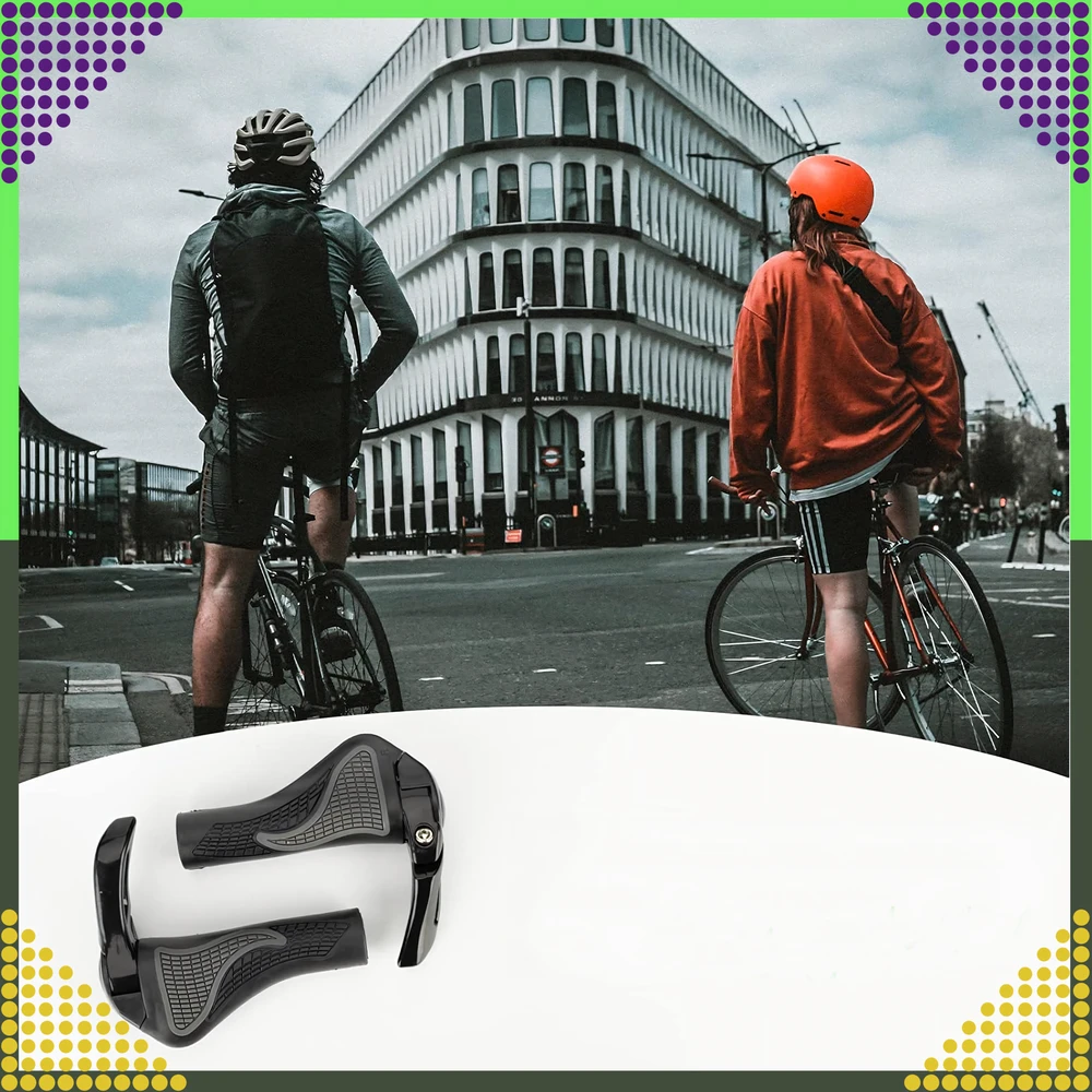 Gripy Dviračio rankenos su ragais Profilinės vairo rankenos 2 vnt.
