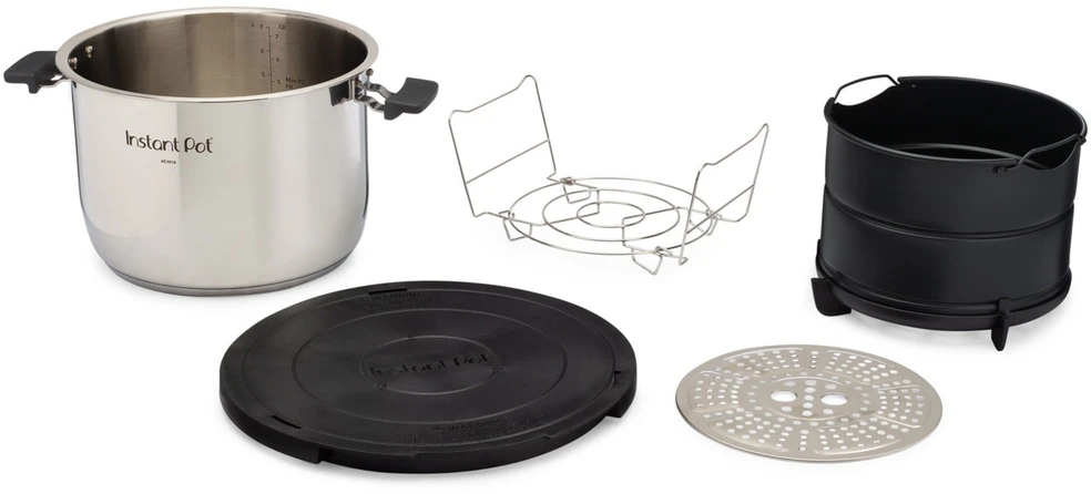 Instant Pot elektrinis greitpuodis 7,6 l, 1500 W, nerūdijančio plieno korpusas, 140-0027-01-EU