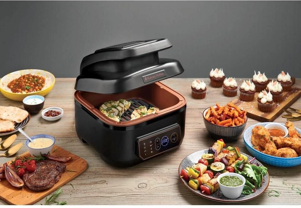 Gruzdintuvė Russell Hobbs – SatisFry Air ir Grilis Daugiafunkcinis puodas