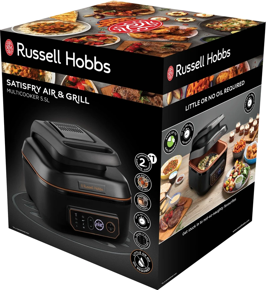 Karšto oro gruzdintuvė - Russell Hobbs SatisFry 5.5L 1745W Juodas