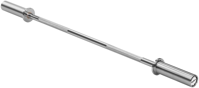 Tiesi olimpinė strypas su guoliais, olimpinė štanga su guoliais 120cm 9kg REBEL ACTIVE
