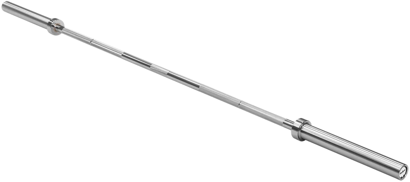Tiesi olimpinė strypas su guoliais, olimpinė štanga su guoliais 220cm 20kg REBEL ACTIVE