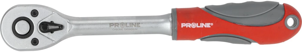 Grzechotka 3/8" CRV terkšlė, 45 dantys, ilgis 205 mm, dviejų dalių rankena, proline