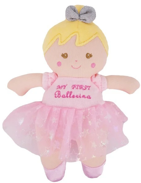Pliušinė lėlė barškutis Lily balerina